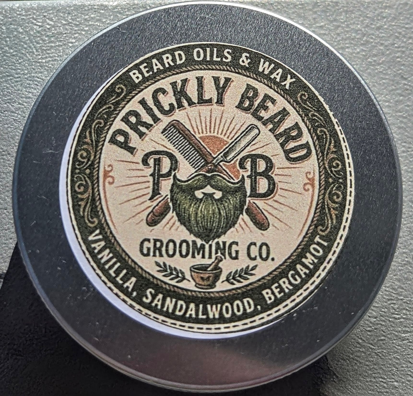 Beard Wax – Vanilla, Sandalwood & Bergamot